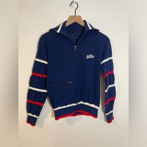 Vintage Odlo of Norway Blue Red White Full Zip Track Jacket Women’s 42 Medium